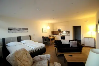 Ein Bett oder Betten in einem Zimmer der Unterkunft Panorama WHG 128