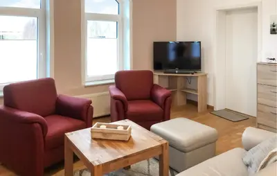 TV/Unterhaltungsangebot in der Unterkunft Cozy Apartment In Wurster Nordseeküste