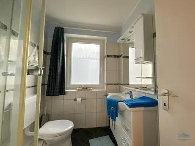 Ein Badezimmer in der Unterkunft Residenz Thalassa Döse Wohnung 1