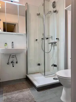 Ein Badezimmer in der Unterkunft Ferienwohnung Nordseenest