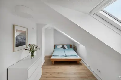Ein Bett oder Betten in einem Zimmer der Unterkunft Marianne