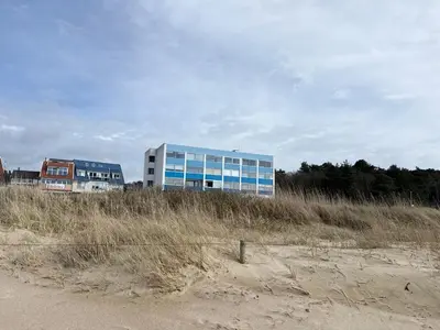 Das Gebäude in dem sich die Ferienwohnung befindet