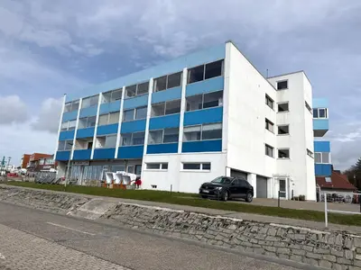 Das Gebäude in dem sich die Ferienwohnung befindet