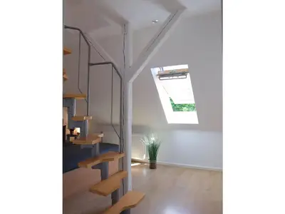 Ein Sitzbereich in der Unterkunft Watt´n Dog - Urlaub direkt am Nordseedeich