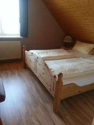 Ein Bett oder Betten in einem Zimmer der Unterkunft Haus Nordseebrise