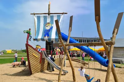 Ein Kinderspielbereich in der Unterkunft Strand-FeWo-Cuxhaven - Duhnen