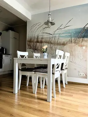 Küche/Küchenzeile in der Unterkunft Kleines Landhotel Rehedyk
