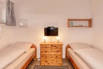 TV/Unterhaltungsangebot in der Unterkunft Terrassenhaus, FeWo 55