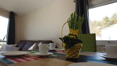 Grundriss der Unterkunft Chalet Silbermöwe am Kransburger See 548