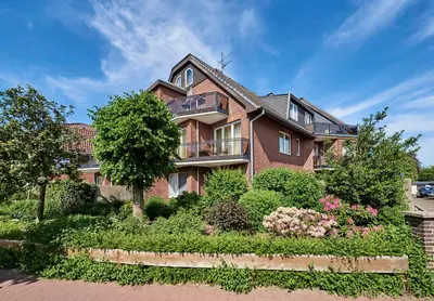 Ein Garten an der Unterkunft Am Grooten Steen - Seehund