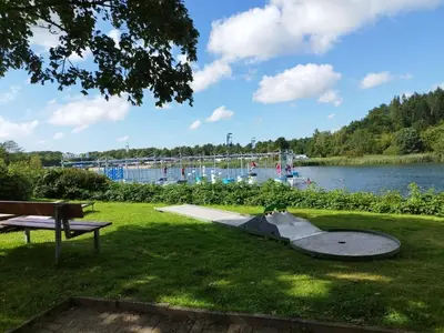 Naturlandschaft in der Nähe des Campingplatzes