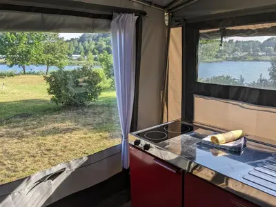 Naturlandschaft in der Nähe des Campingplatzes