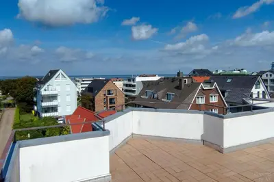 Ein allgemeiner Meerblick oder ein Meerblick von der Ferienwohnung aus