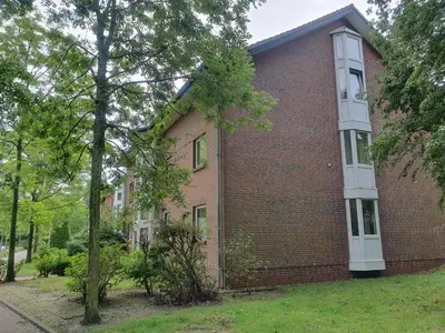 Das Gebäude in dem sich die Ferienwohnung befindet