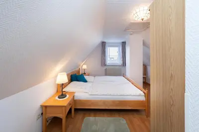 Ein Bett oder Betten in einem Zimmer der Unterkunft Antje