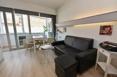 Ein Sitzbereich in der Unterkunft Haus 