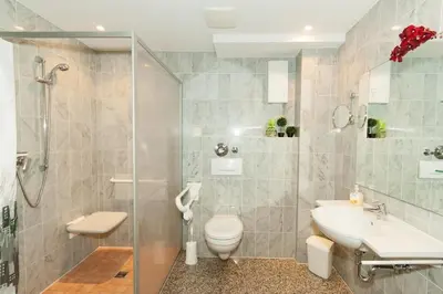 Ein Badezimmer in der Unterkunft Amrum 3