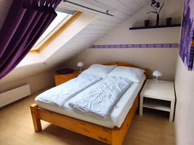 Ein Bett oder Betten in einem Zimmer der Unterkunft Haus Wiesenblick - a90991