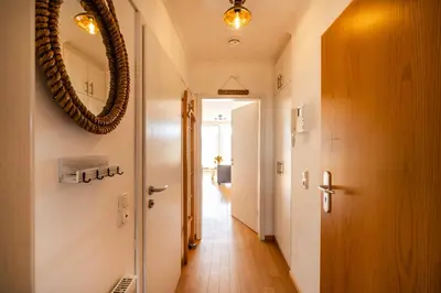 Ein Badezimmer in der Unterkunft Haus Seewärts Wohnen Apartment 0 3