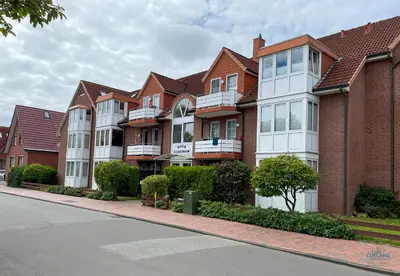 Das Gebäude in dem sich die Ferienwohnung befindet