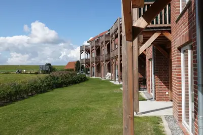Das Gebäude in dem sich die Ferienwohnung befindet