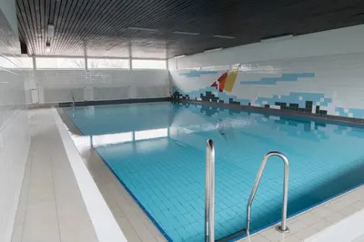 Der Swimmingpool an oder in der Nähe von Frische Brise FeWo 15 09