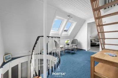 Grundriss der Unterkunft Ferienwohnung Hausboot an der Lagune Oberdeck Büsum