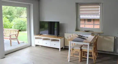 TV/Unterhaltungsangebot in der Unterkunft Ferienhaus Strandnah