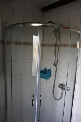 Ein Badezimmer in der Unterkunft Ferienhaus Strandnah