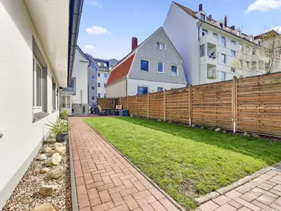 Das Gebäude in dem sich das Ferienhaus befindet