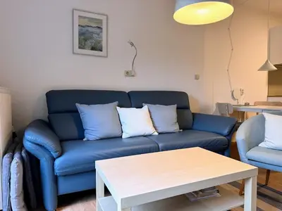 Ein Sitzbereich in der Unterkunft Haus Bremen Whg 3