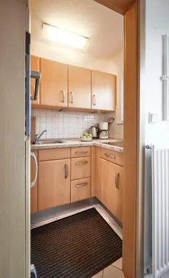Küche/Küchenzeile in der Unterkunft Haus Tide