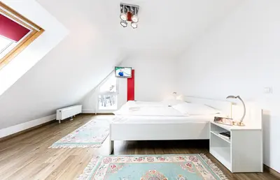 Ein Bett oder Betten in einem Zimmer der Unterkunft Hohe Lith - 335