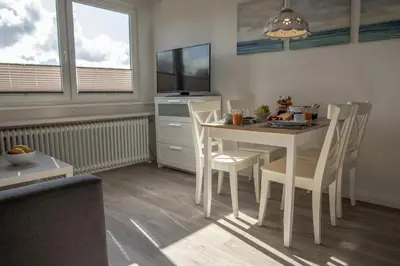 TV/Unterhaltungsangebot in der Unterkunft Haus Ingeborg Wohnung 1 EG