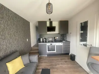 Küche/Küchenzeile in der Unterkunft GRYT Home - Appartment L - Nähe Nordsee