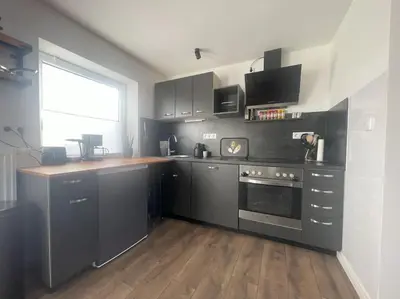 Küche/Küchenzeile in der Unterkunft GRYT Home - FeWo XXL - Nähe Nordsee