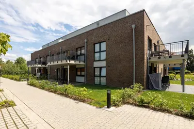Das Gebäude in dem sich die Ferienwohnung befindet
