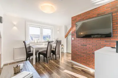 TV/Unterhaltungsangebot in der Unterkunft Haus Wellen und Meer Apartment 5