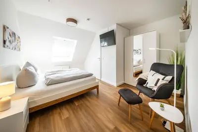 Ein Bett oder Betten in einem Zimmer der Unterkunft Haus Seemeile Seemeile 3 7
