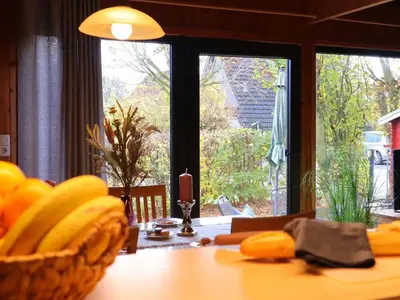 Ein Sitzbereich in der Unterkunft Haus am Deich