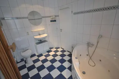 Ein Badezimmer in der Unterkunft Ferienhaus Trio