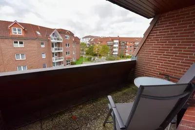 Ein Balkon oder eine Terrasse in der Unterkunft Haus 