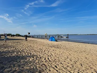 Naturlandschaft in der Nähe des Campingplatzes