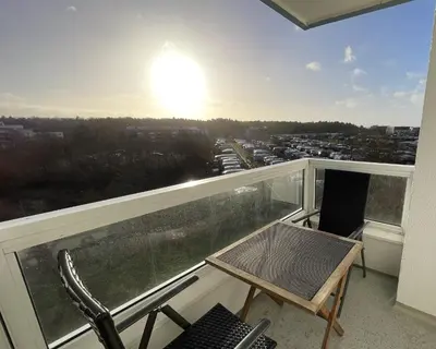Ein Balkon oder eine Terrasse in der Unterkunft Frische Brise FeWo 04 05