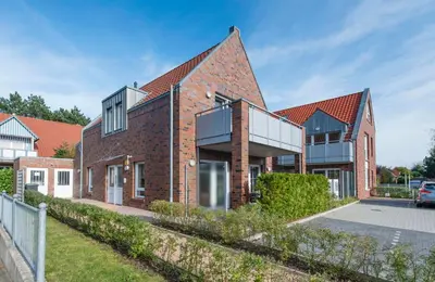 Das Gebäude in dem sich die Ferienwohnung befindet