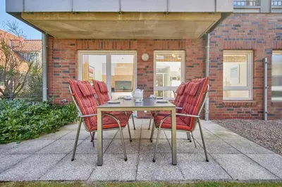 Das Gebäude in dem sich die Ferienwohnung befindet