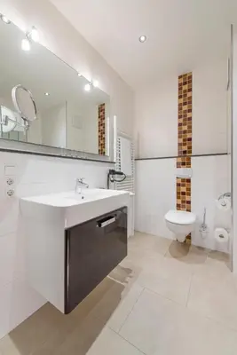 Ein Badezimmer in der Unterkunft Residenz Seegras - 4