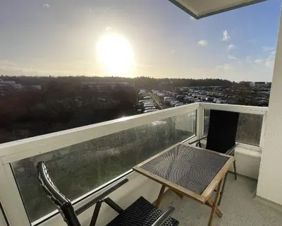 Ein Balkon oder eine Terrasse in der Unterkunft Frische Brise FeWo 04.05