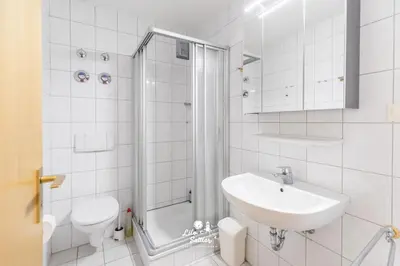 Ein Badezimmer in der Unterkunft Haus Seemeile Whg 2 7