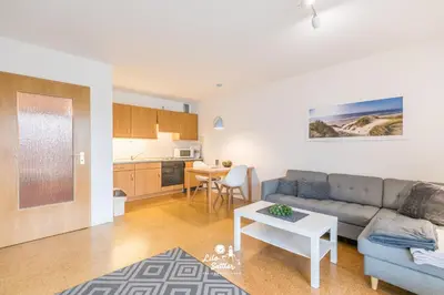 Küche/Küchenzeile in der Unterkunft Haus Seemeile Whg 2 7